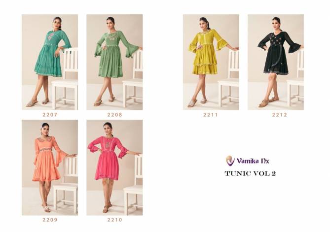 Tunic Vol 2 By Vamika Designer Kurtis Catalog